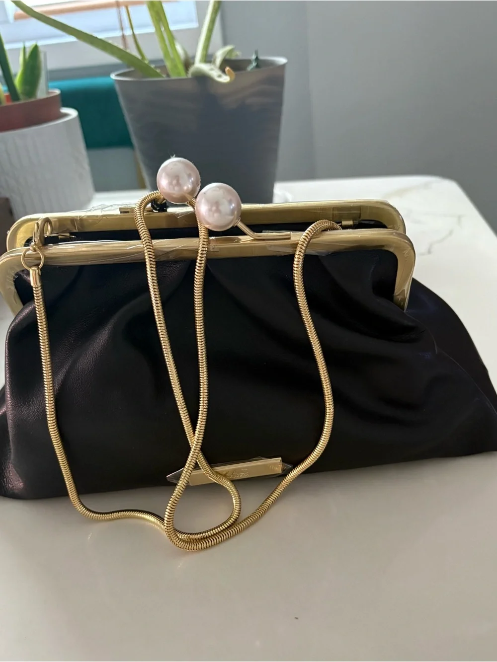 Zac Zac Posen Lacey Soft Frame Clutch/ Crossbody Bag